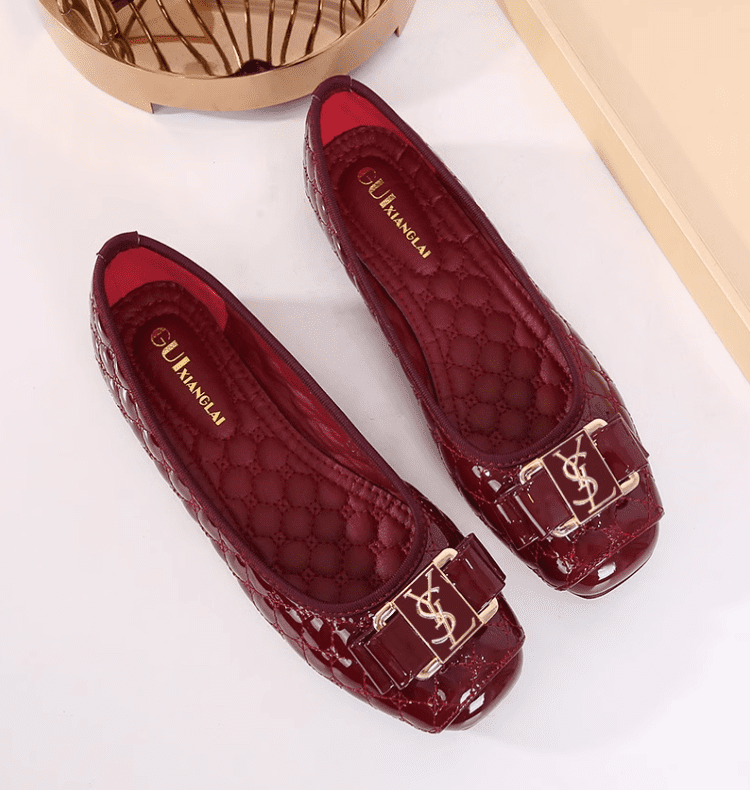 Screenshot 2025-02-26 175937 New shallow buckle flat heel women's shoes - Image 1