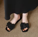 Spring and summer new fashion flower slippers - Image 4