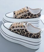 Women canvas shoes thick-soled - Image 6