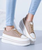 Women canvas shoes thick-soled - Image 4