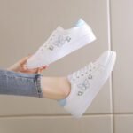 New Embroidered White Flat Shoes - Image 4
