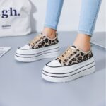 Women canvas shoes thick-soled - Image 8