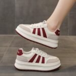 Genuine leather sports casual thick-sole shoe - Image 3