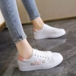 New Embroidered White Flat Shoes - Image 3