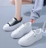 Heightened comfortable thick-soled shoes