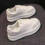 Genuine leather sports casual thick-sole shoe - Image 4