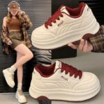 Thick-soled sports casual shoes for women