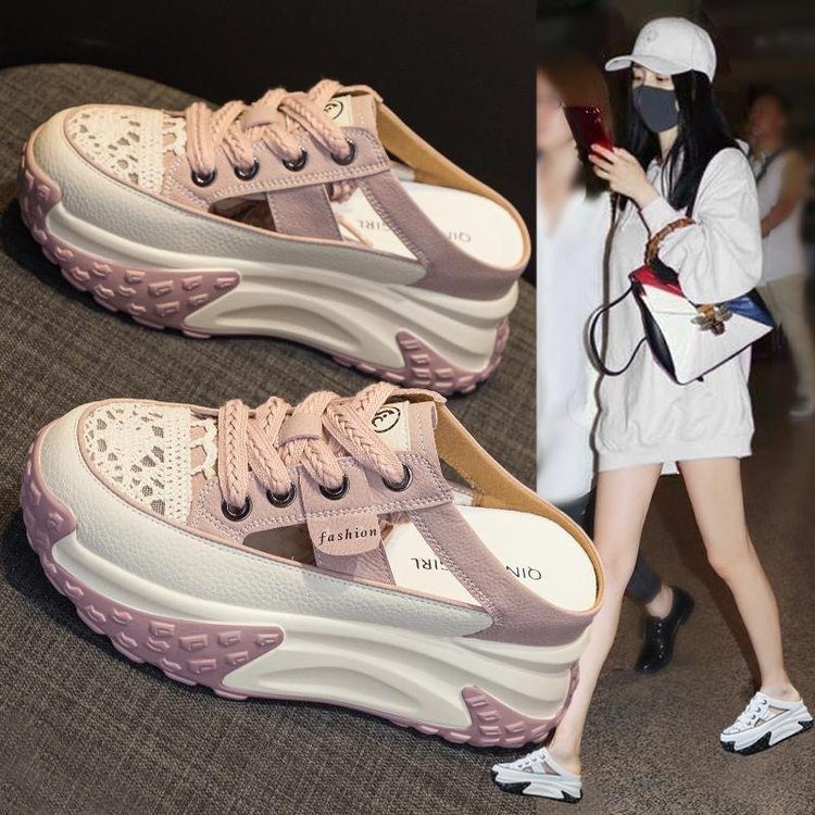 CityWalkBD (6) Foreign thick-soled hollow shoes for women - Image 1