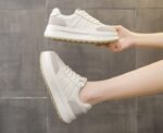 Genuine leather sports casual thick-sole shoe - Image 6