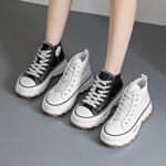 High-top canvas shoes for women - Image 6