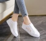 New Embroidered White Flat Shoes - Image 6