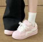 Pink shell head skateboard shoes women - Image 3