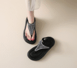 Rhinestone flat toe sandals for women - Image 10