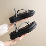 Rhinestone flat toe sandals for women - Image 4