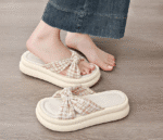 Rhinestone flat toe sandals for women - Image 6