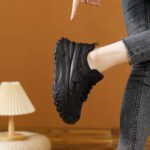 Thick-soled Casual Sports Leather Shoes - Image 2