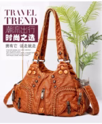 Women's Soft Leather Handbag - Image 4