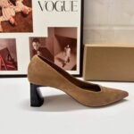 Winter New Retro Brown High Heels for Women - Image 2