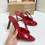 Casual Leopard Print Open Toe Stiletto Sandals - Image 4