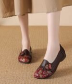 Soft-Soled Women's Shoes Autumn Slip-on Top Layer - Image 3