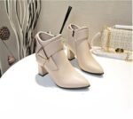 Zipper Leather Women’s Boots - Image 4