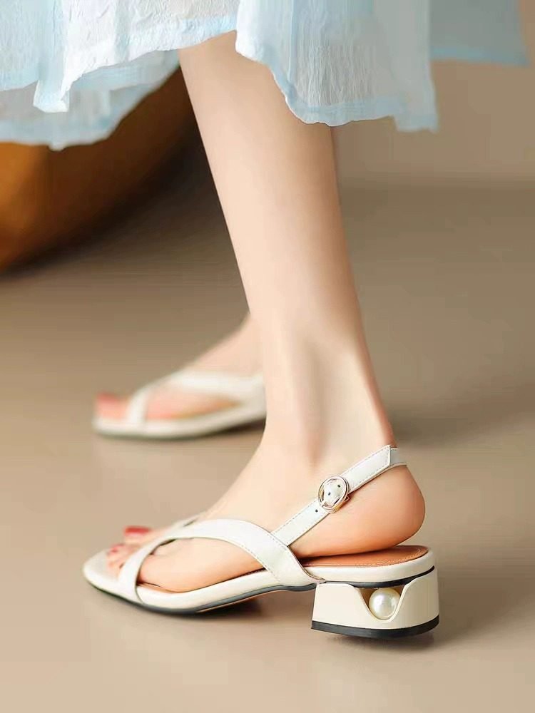 O1CN01Zlo19x1rDw6mAd3oT_!!3609325598 Women's Soft Leather Round Toe Low Heel Summer 2026 - Image 1